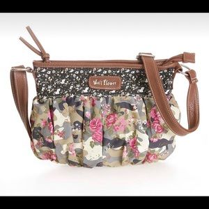 WallFlower Pink Flower Camo Purse